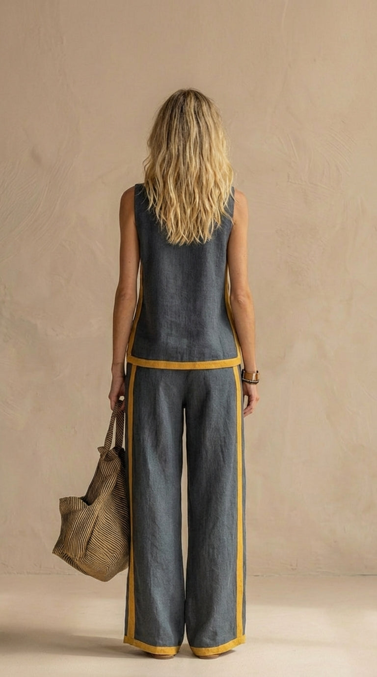 Paula™ – Completo Lino e Cotone